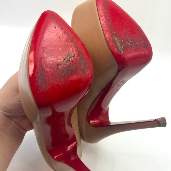 🌷❤️‍🔥FINAL SALE 🔥 FINAL PRICE🌷💥Christian Louboutin Lady Daf 160 Heels 37 - Picture 7 of 9